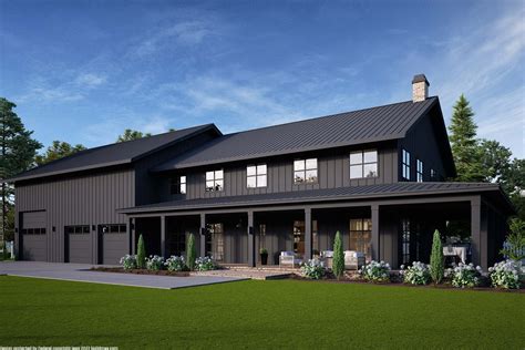 two story metal barn house plans|2 story barndominium floor plan.